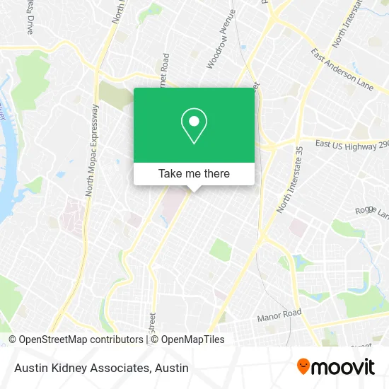 Austin Kidney Associates map