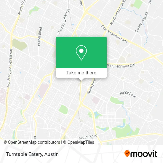 Turntable Eatery map