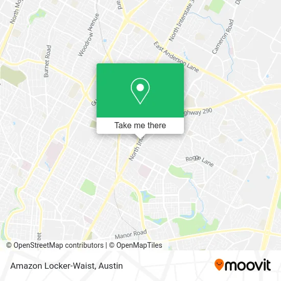 Amazon Locker-Waist map