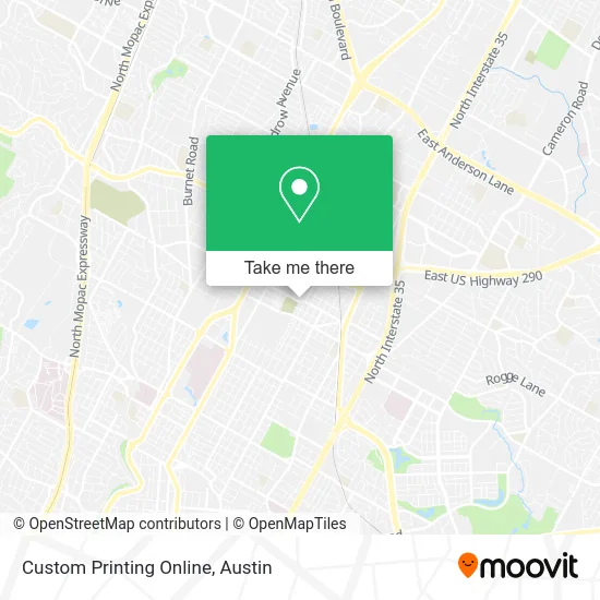 Mapa de Custom Printing Online