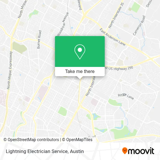 Lightning Electrician Service map