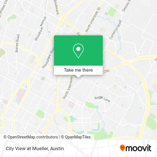 City View at Mueller map