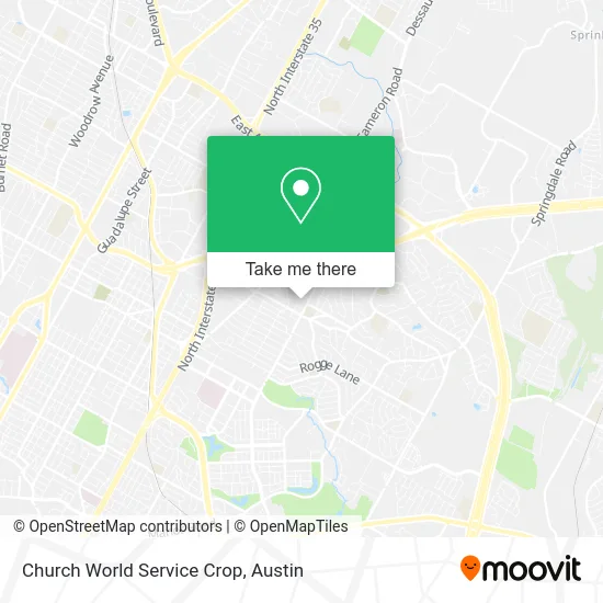 Church World Service Crop map