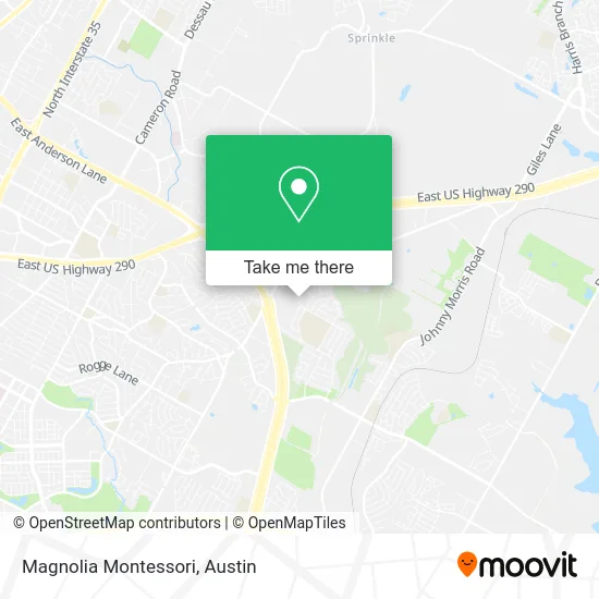 Magnolia Montessori map