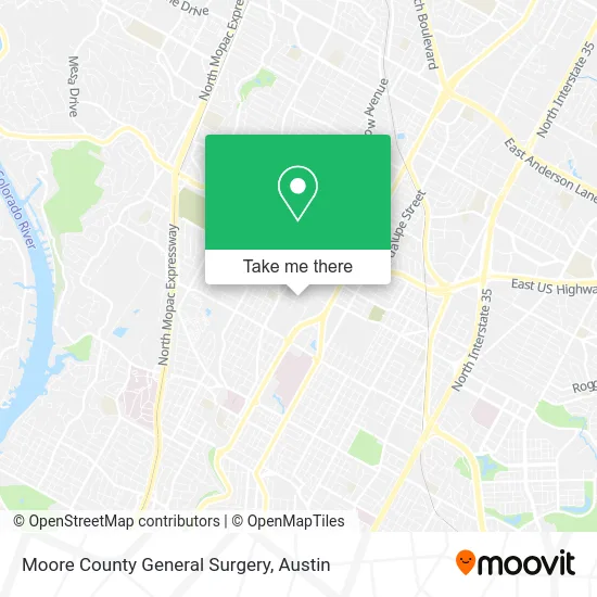 Moore County General Surgery map