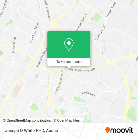 Joseph D White PHD map