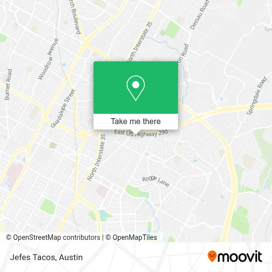 Jefes Tacos map
