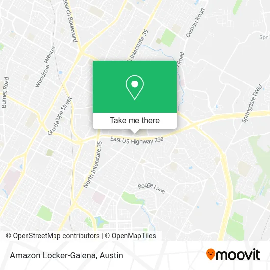 Amazon Locker-Galena map