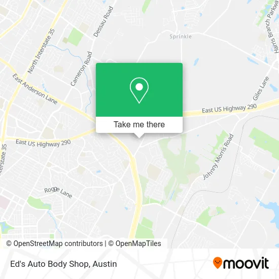 Ed's Auto Body Shop map