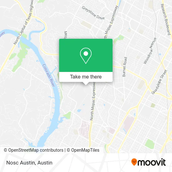 Nosc Austin map