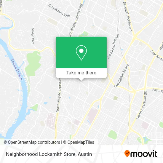 Neighborhood Locksmith Store map