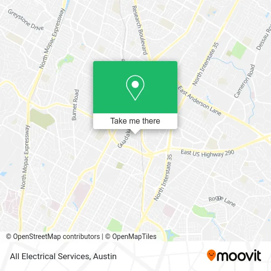 All Electrical Services map