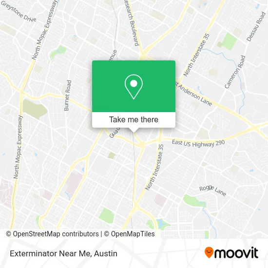 Mapa de Exterminator Near Me