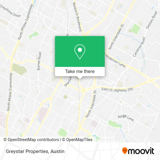 Greystar Properties map