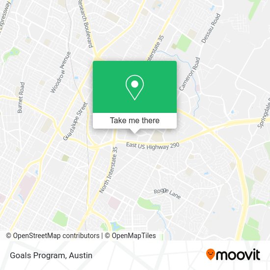 Goals Program map