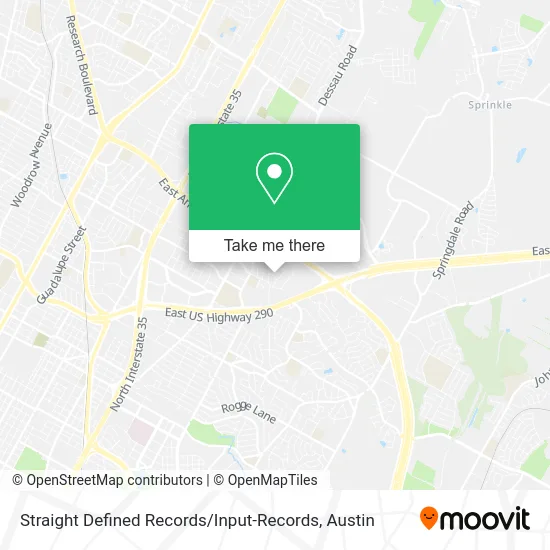 Straight Defined Records / Input-Records map