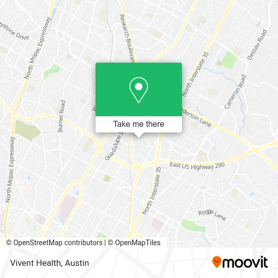 Vivent Health map
