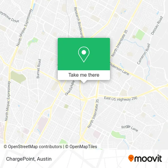 ChargePoint map