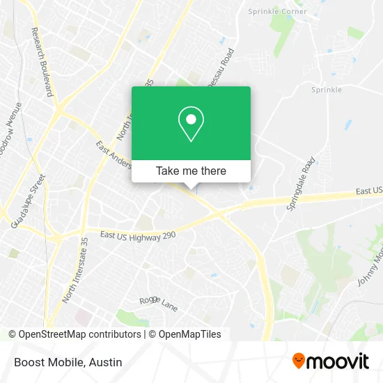 Boost Mobile map