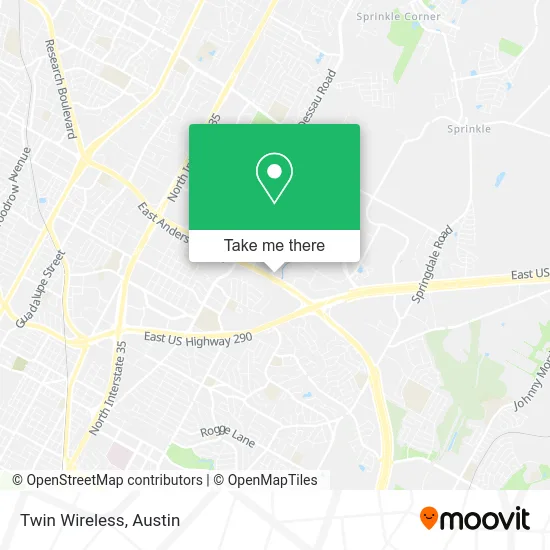 Twin Wireless map