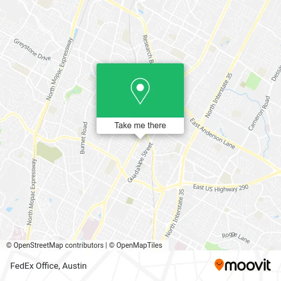 FedEx Office map