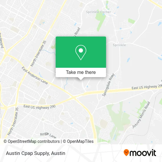 Austin Cpap Supply map