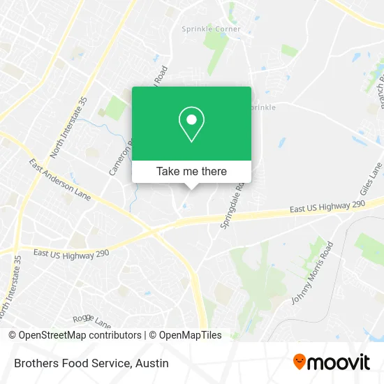 Brothers Food Service map