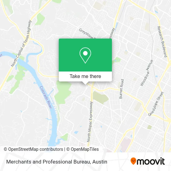Merchants and Professional Bureau map