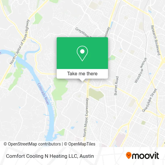 Comfort Cooling N Heating LLC map