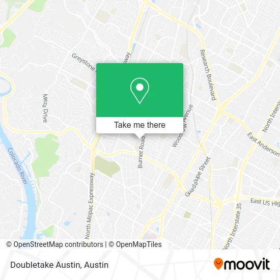 Doubletake Austin map
