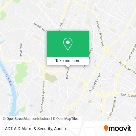 ADT A D Alarm & Security map