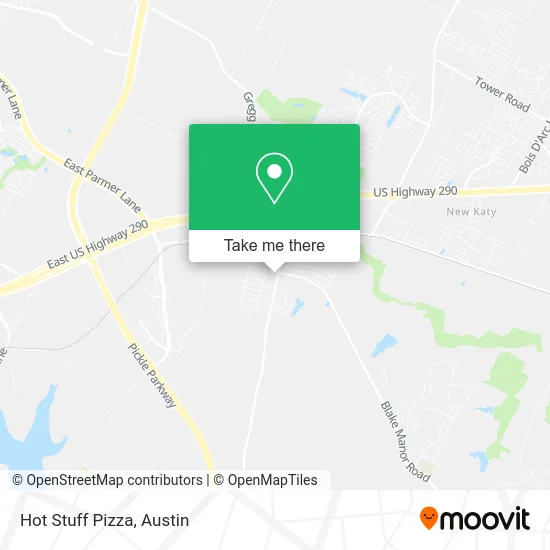 Hot Stuff Pizza map