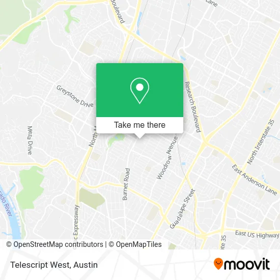 Telescript West map