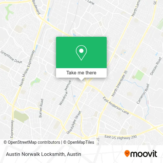 Austin Norwalk Locksmith map