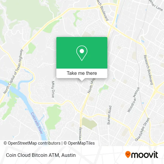 Coin Cloud Bitcoin ATM map
