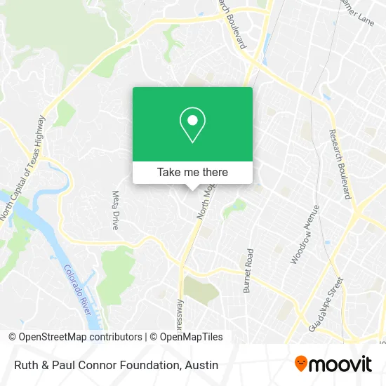 Ruth & Paul Connor Foundation map