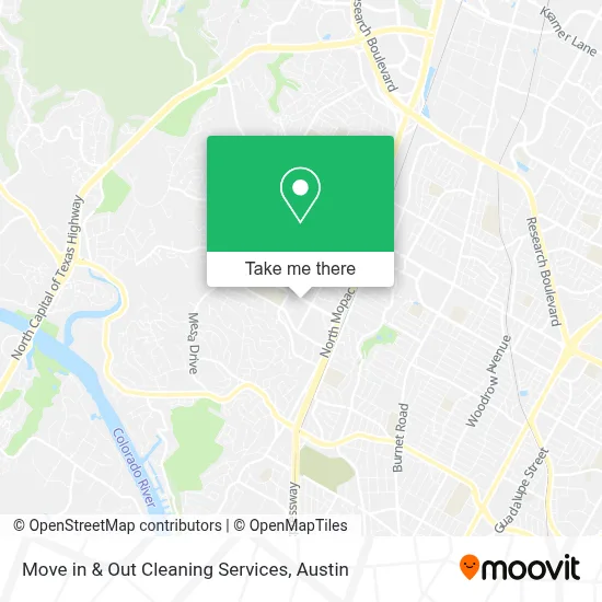 Move in & Out Cleaning Services map