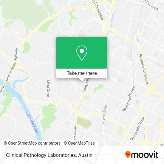 Clinical Pathology Laboratories map