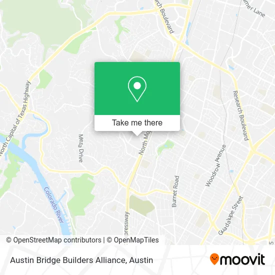 Austin Bridge Builders Alliance map
