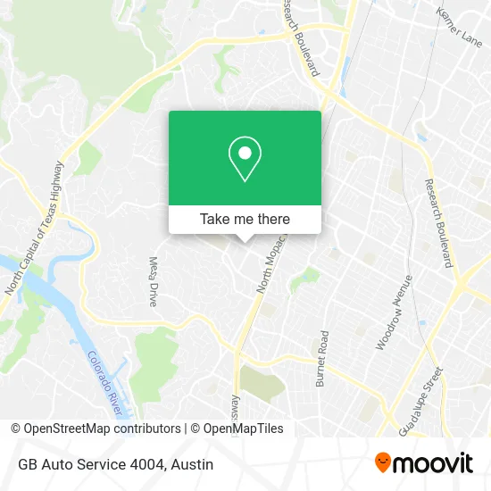 GB Auto Service 4004 map