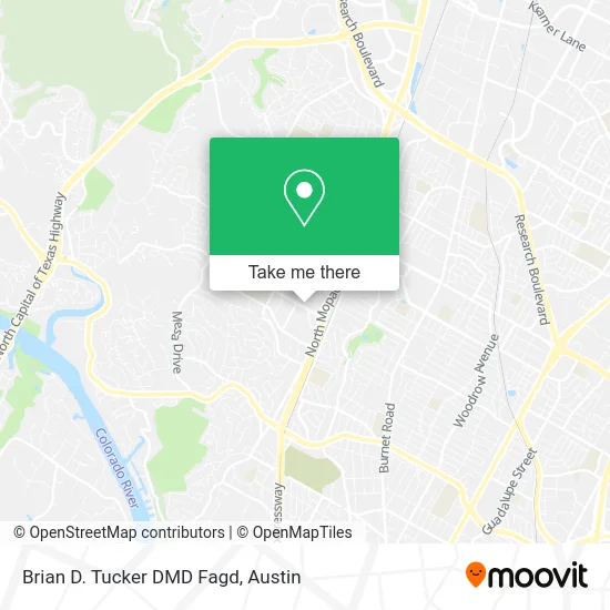 Brian D. Tucker DMD Fagd map