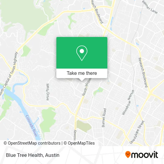 Blue Tree Health map