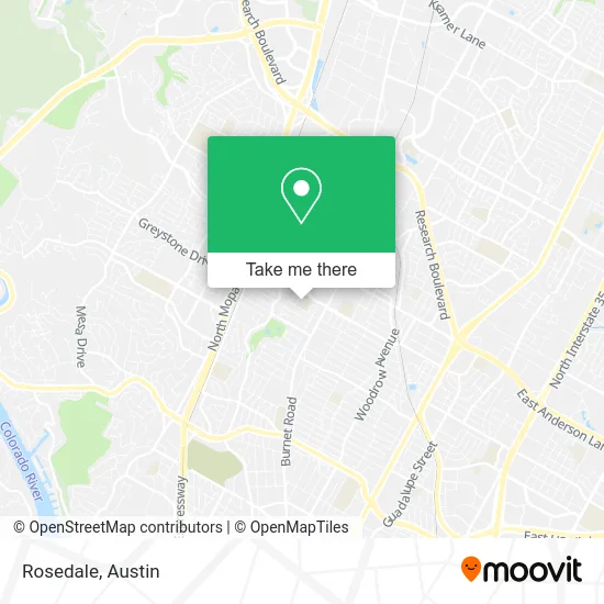 Mapa de Rosedale