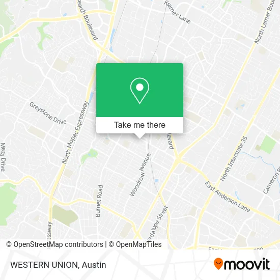 Mapa de WESTERN UNION