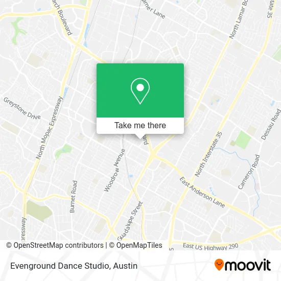 Evenground Dance Studio map