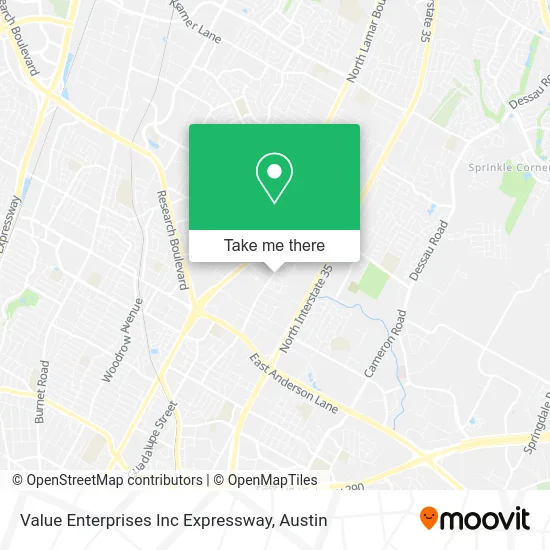 Value Enterprises Inc Expressway map