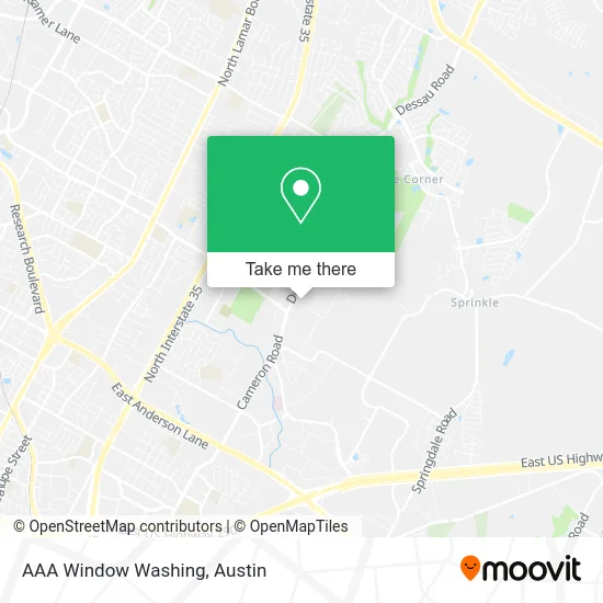 AAA Window Washing map