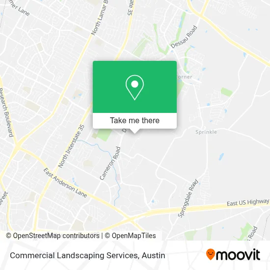 Commercial Landscaping Services map