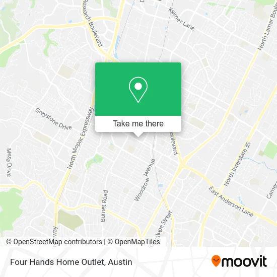 Mapa de Four Hands Home Outlet