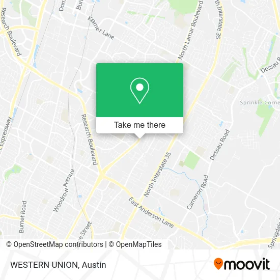 Mapa de WESTERN UNION